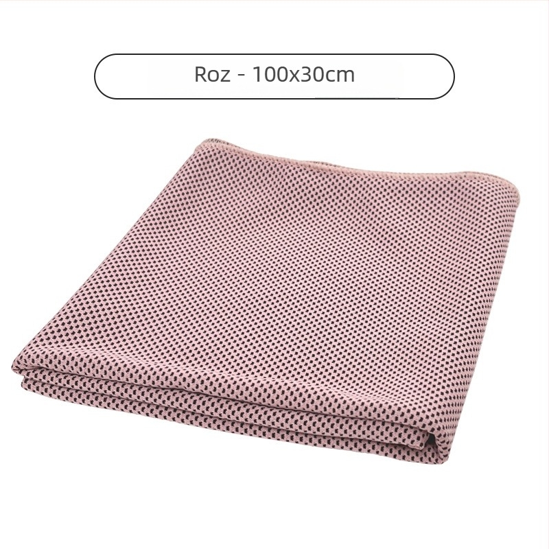 Prosop sport din poliester, 70 g, fir simplă, cusătură pe margine, absorbția transpirației 0–5 s