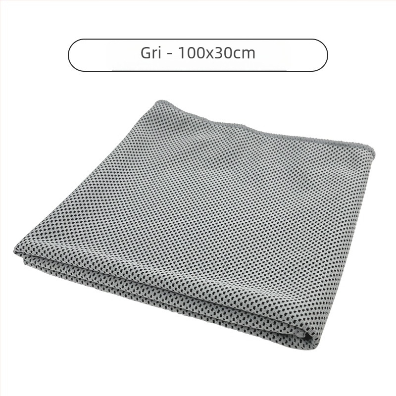 Prosop sport din poliester, 70 g, fir simplă, cusătură pe margine, absorbția transpirației 0–5 s