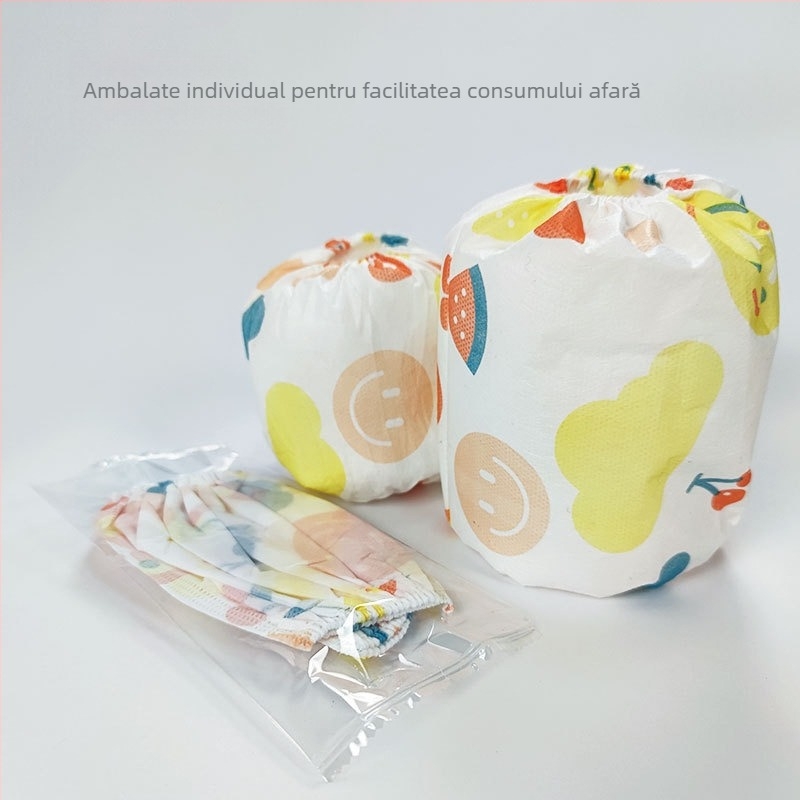 Manșete de unică folosință pentru copii – din pânză, protecție împotriva prafului, cu logo tipărit, pachet de 240 bucăți