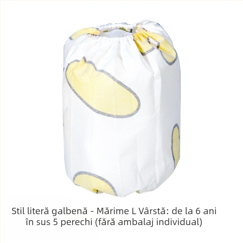 Manșete de unică folosință pentru copii – din pânză, protecție împotriva prafului, cu logo tipărit, pachet de 240 bucăți