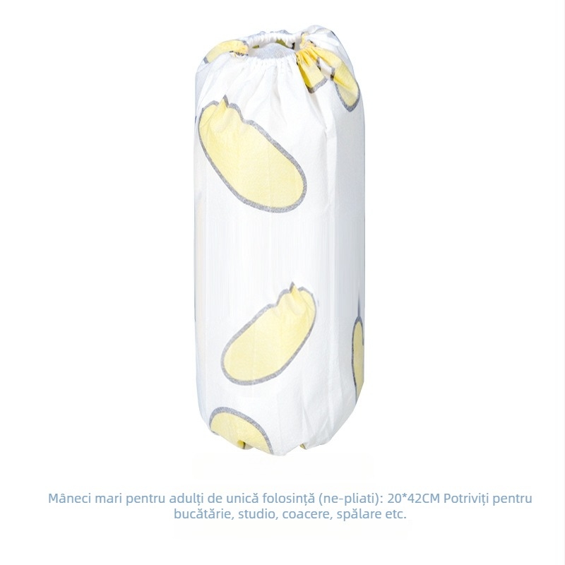 Manșete de unică folosință pentru copii – din pânză, protecție împotriva prafului, cu logo tipărit, pachet de 240 bucăți