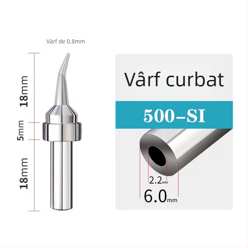 Vârf de lipire 205H, încălzire internă, lamă în formă de potcoavă, temperatură constantă 500, mașină de lipit USB automată