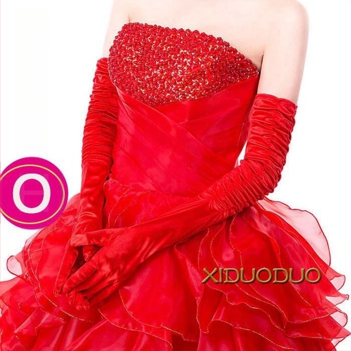 Mănuși de mireasă din dantelă, lungi și subțiri, din plasă (Brand: Unique; În stoc; Vara 2021)