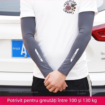Manșete de protecție solară din Ice Silk, croială lejeră, material nylon >96%, pentru pescuit în aer liber și condus