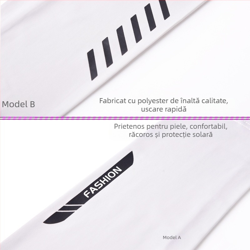 Manșete de protecție solară din Ice Silk, croială lejeră, material nylon >96%, pentru pescuit în aer liber și condus