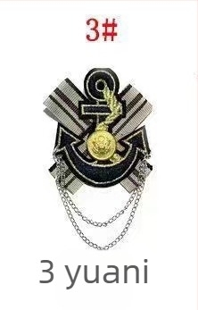 Insignă/broșă pentru uniformă – unisex, seria Princess, material plastic/rășină, ornament încrustat, manufactură manuală, personalizare disponibilă