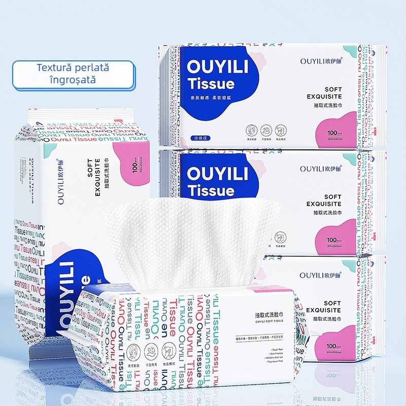 Prosop de curățare pentru față, tip A, bumbac 100%, 600 g, prosop moale de bumbac pentru uz casnic (100% bumbac • Tip A • 600 g)