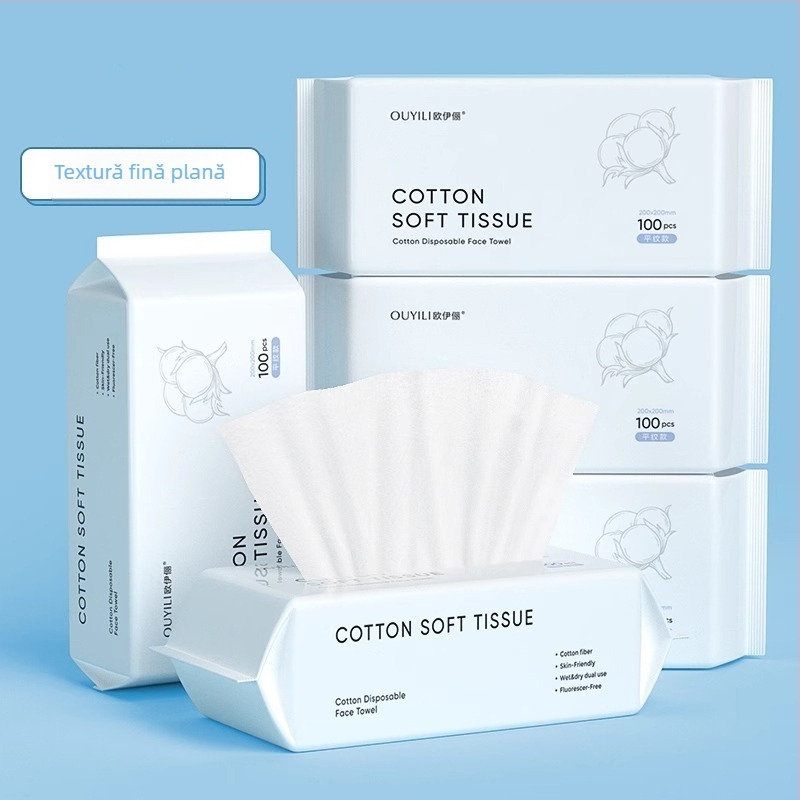 Prosop de curățare pentru față, tip A, bumbac 100%, 600 g, prosop moale de bumbac pentru uz casnic (100% bumbac • Tip A • 600 g)