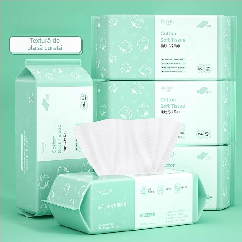 Prosop de curățare pentru față, tip A, bumbac 100%, 600 g, prosop moale de bumbac pentru uz casnic (100% bumbac • Tip A • 600 g)