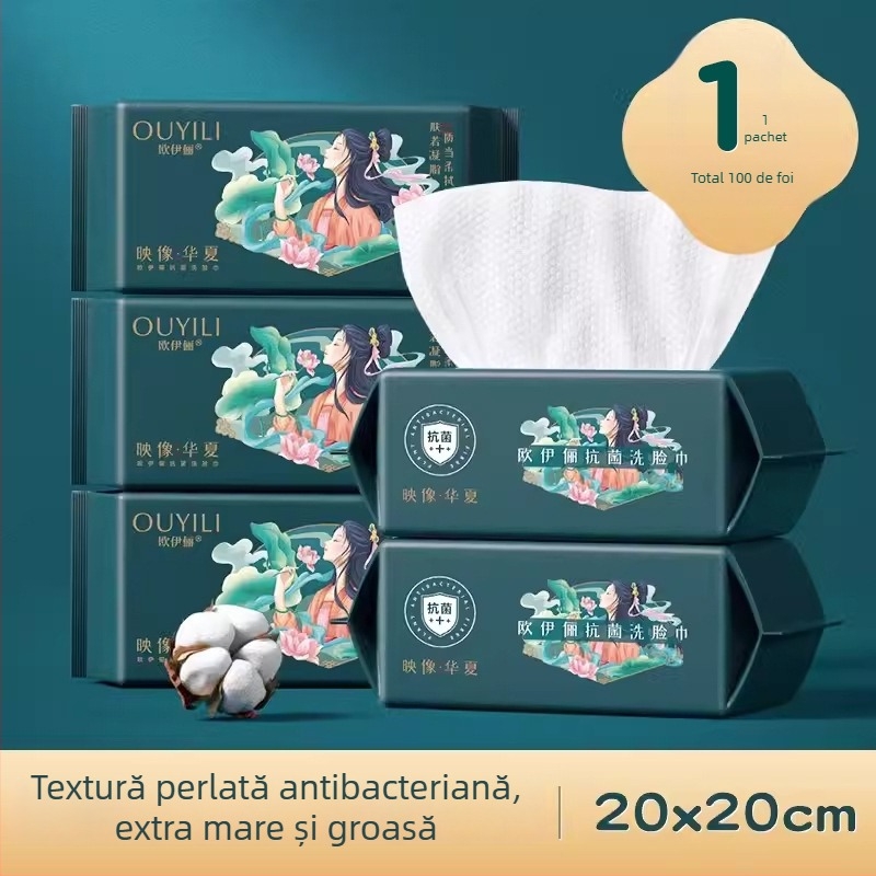 Prosop de curățare pentru față, tip A, bumbac 100%, 600 g, prosop moale de bumbac pentru uz casnic (100% bumbac • Tip A • 600 g)