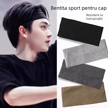 Nuohan Bandă de cap Sport - Design Geometric, Stil Stradal de Vedete, Absorbție a transpirației, Procesare Personalizată