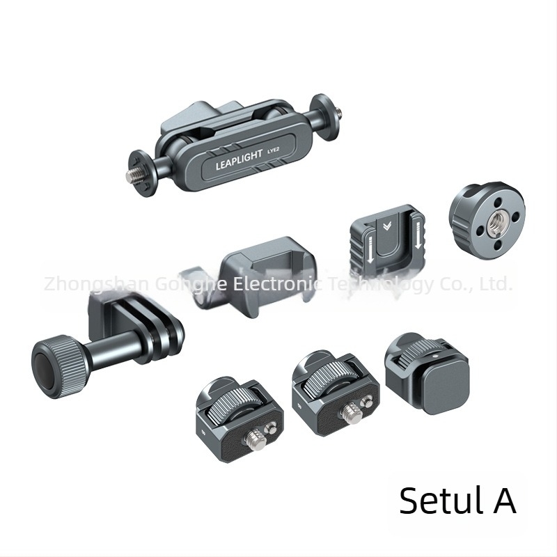 LEAPLIGHT Braț metalic Magic, extensibil, suport universal de birou pentru telefoane, tablete și camere — aliaj