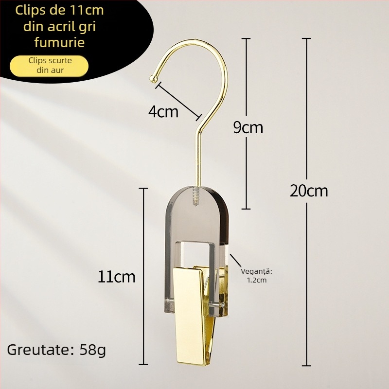 Clip de depozitare – acrilic, pachet de 100 buc., stil Light Luxury, 2020