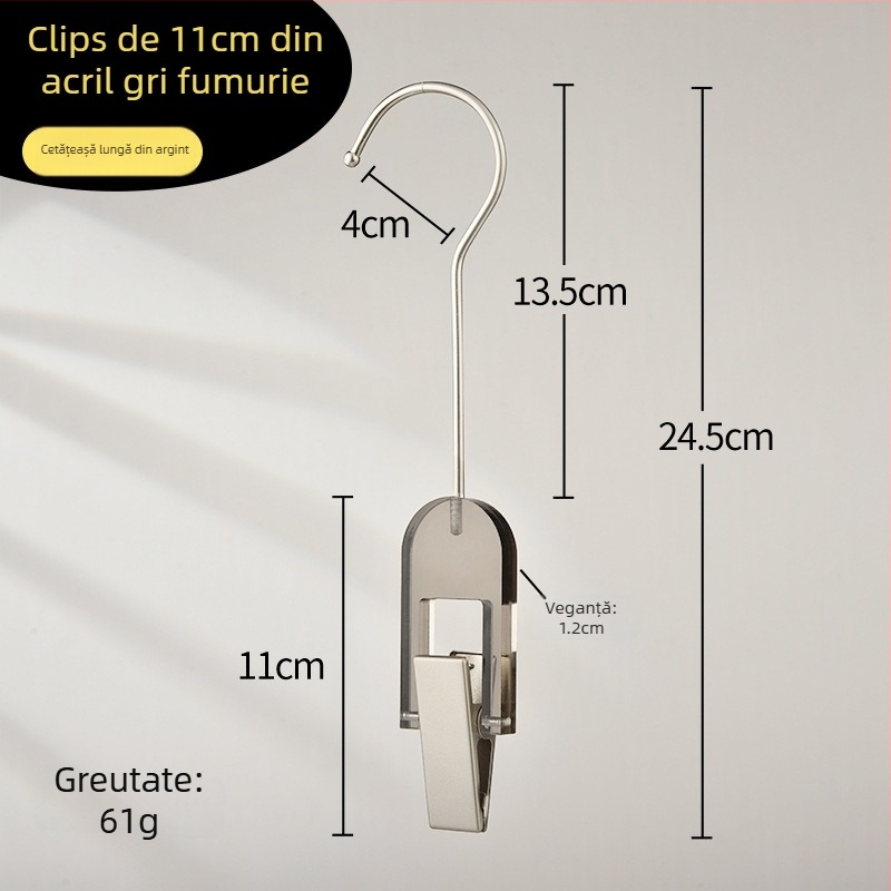 Clip de depozitare – acrilic, pachet de 100 buc., stil Light Luxury, 2020