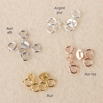 Încuietoare cu arc S925 pentru conector cu perlă în bijuterii, lucrat manual, brand Jerry