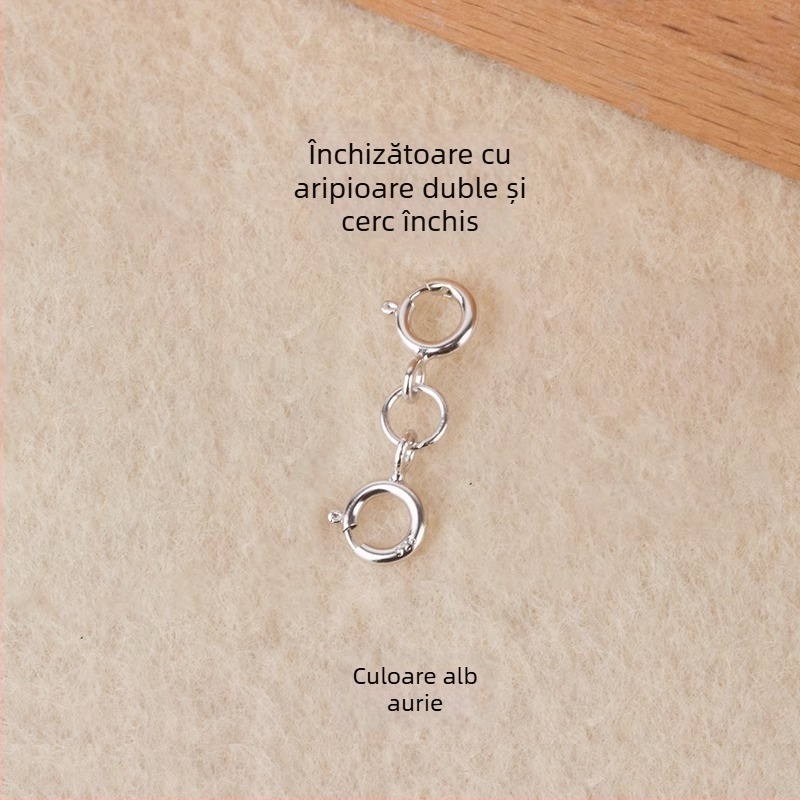 Încuietoare cu arc S925 pentru conector cu perlă în bijuterii, lucrat manual, brand Jerry