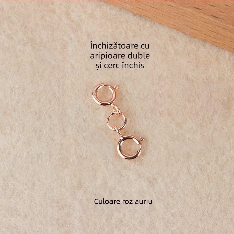 Încuietoare cu arc S925 pentru conector cu perlă în bijuterii, lucrat manual, brand Jerry