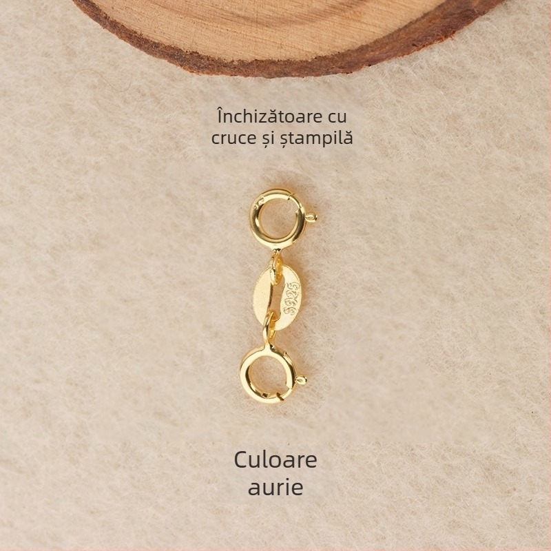 Încuietoare cu arc S925 pentru conector cu perlă în bijuterii, lucrat manual, brand Jerry