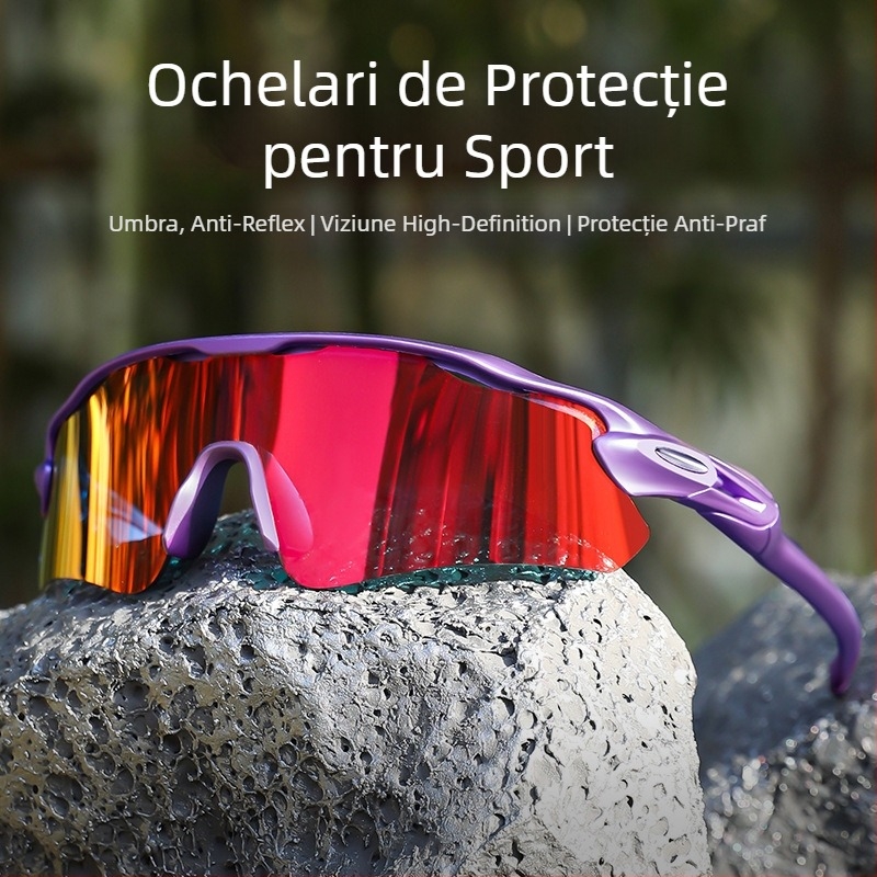 Gigula 9356 Ochelari de ciclism anti-vânt, cu lentile înlocuibile, unisex, pentru adulți