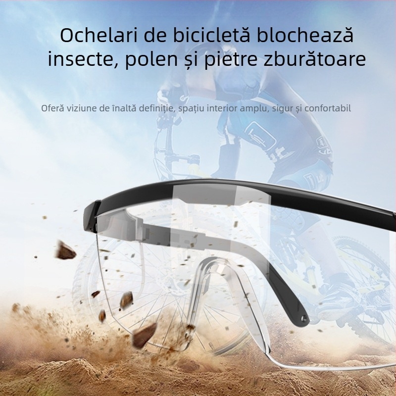 Ochelari de protecție Shield SG-60002, policarbonat, anti-picuri, protecție împotriva prafului