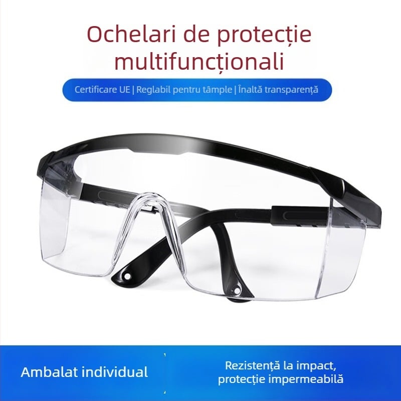 Ochelari de protecție Shield SG-60002, policarbonat, anti-picuri, protecție împotriva prafului