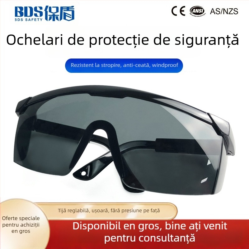 Ochelari de protecție Shield SG-60002, policarbonat, anti-picuri, protecție împotriva prafului