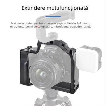 Cage pentru cameră din aliaj de aluminiu pentru DSLR/Mirrorless, cu placă de eliberare rapidă, încărcare maximă 5 kg (Eagle Scene)