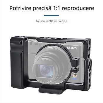 Cage pentru cameră din aliaj de aluminiu pentru DSLR/Mirrorless, cu placă de eliberare rapidă, încărcare maximă 5 kg (Eagle Scene)