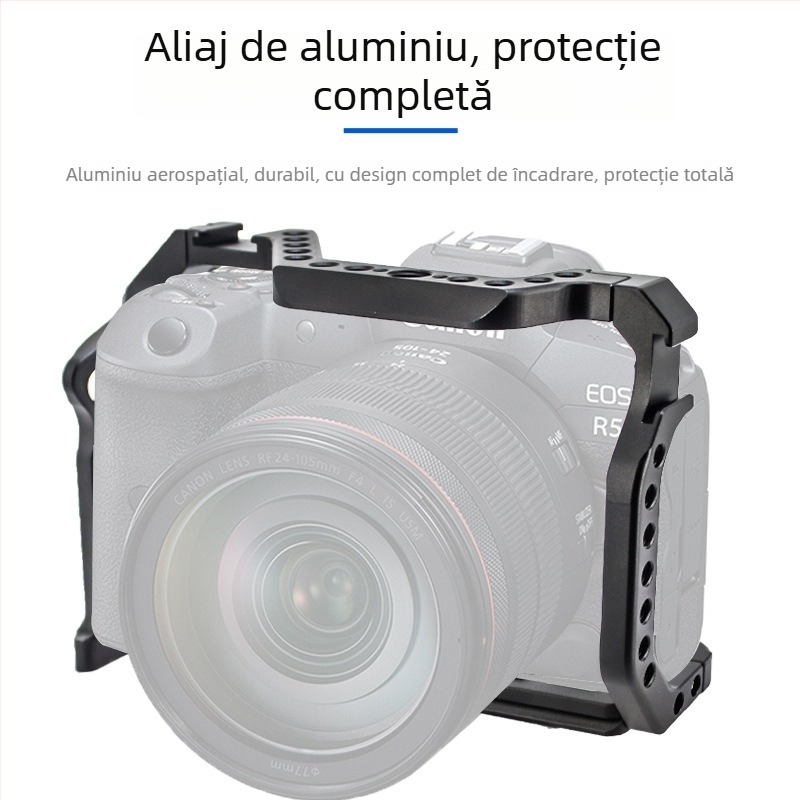 Cage pentru cameră din aliaj de aluminiu pentru DSLR/Mirrorless, cu placă de eliberare rapidă, încărcare maximă 5 kg (Eagle Scene)