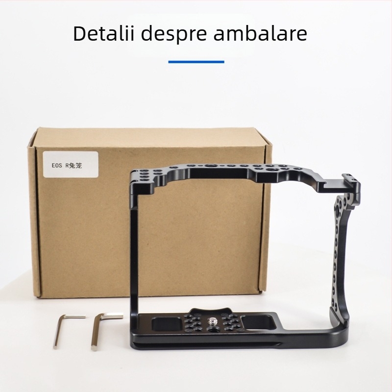 Cage pentru cameră din aliaj de aluminiu pentru DSLR/Mirrorless, cu placă de eliberare rapidă, încărcare maximă 5 kg (Eagle Scene)