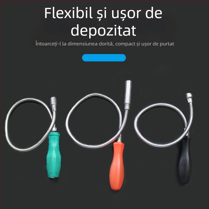 Țeavă magnetică de aspirație – flexibilă, pentru uz casnic, format metric și imperial, set de 1 bucată