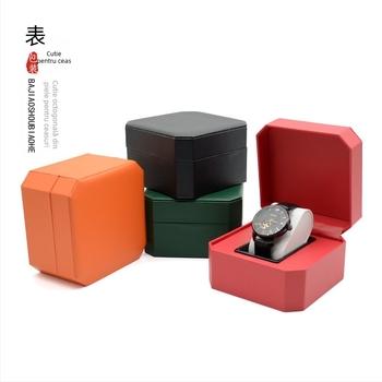 Cutie de depozitare pentru ceasuri din PU | Cutie de bijuterii pentru ceasuri și brățări | Brand: Nelly Packaging | 100 bucăți | Lansare 2023