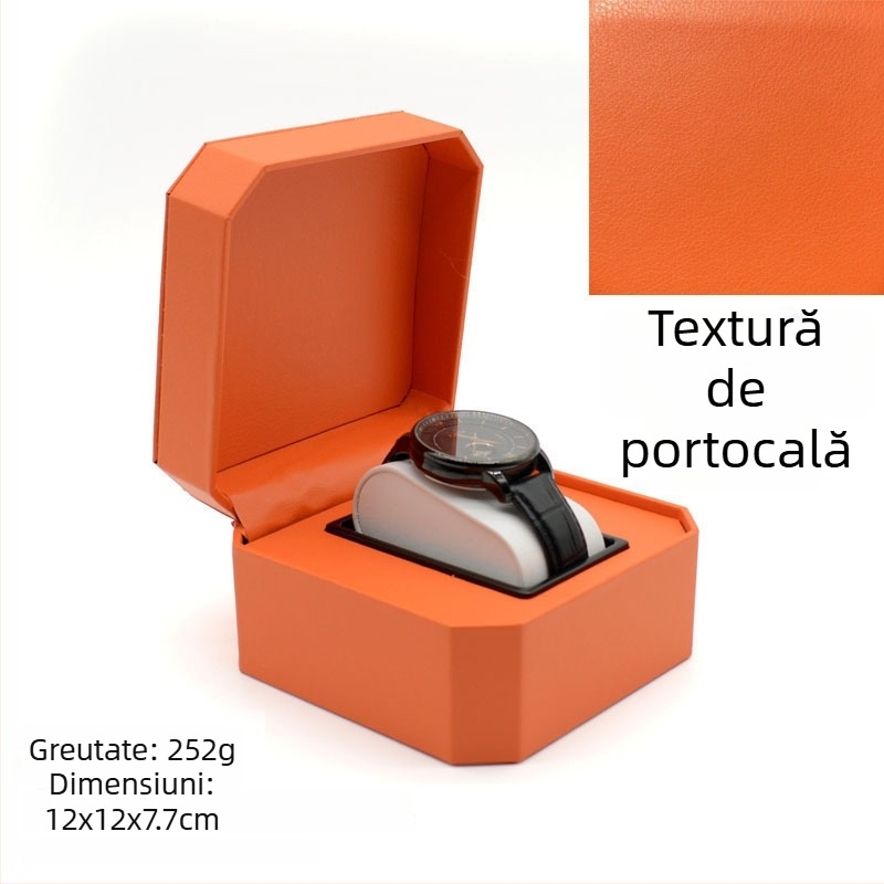 Cutie de depozitare pentru ceasuri din PU | Cutie de bijuterii pentru ceasuri și brățări | Brand: Nelly Packaging | 100 bucăți | Lansare 2023
