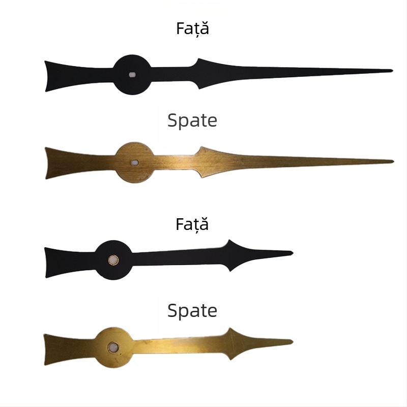 Set mecanism ceas de perete cuarț cu carcasă din plastic, logo tipărit, personalizare procesare, ambalare 500 buc