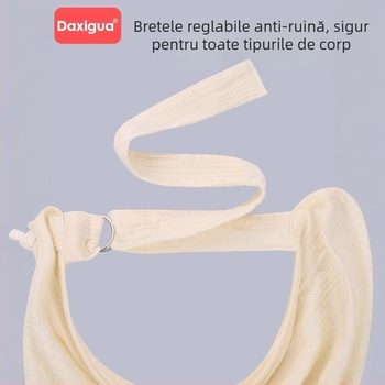 Acoperire pentru alăptat din bumbac pur (>95%), unisex, pelerină discretă pentru nou-născuți până la 1 an, pentru exterior