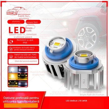 Lumini LED de ceață față pentru Honda Civic, Accord și Prius - model L13, 52W, 13V, compatibile cu L1B/LW5B