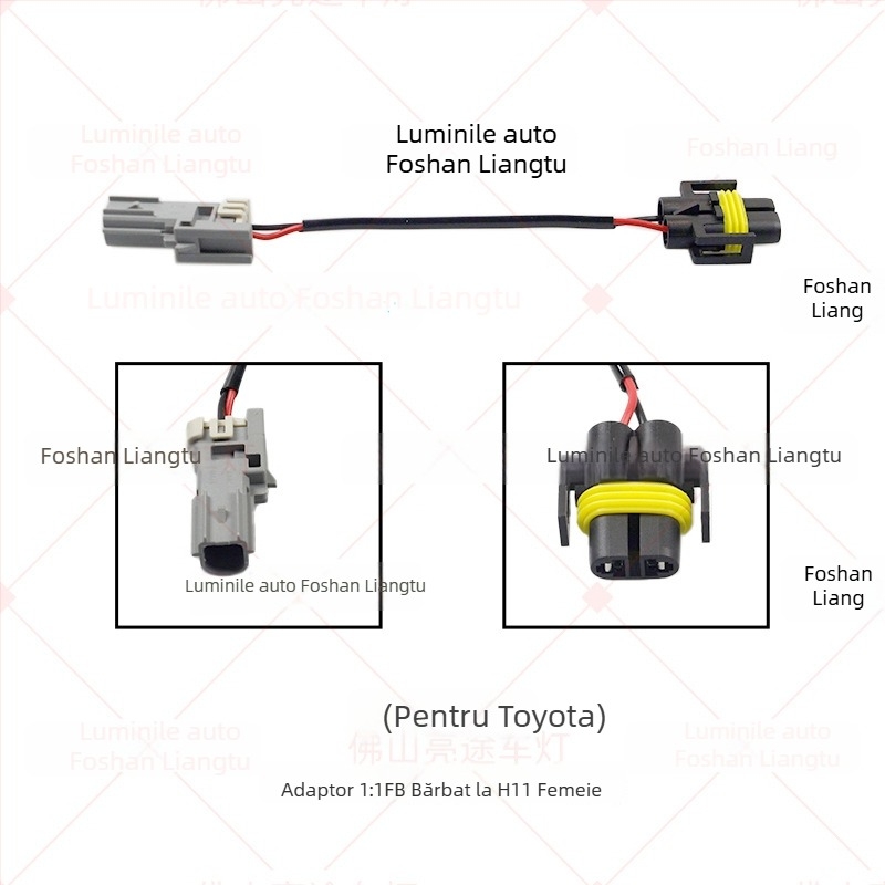 Lumini LED de ceață față pentru Honda Civic, Accord și Prius - model L13, 52W, 13V, compatibile cu L1B/LW5B