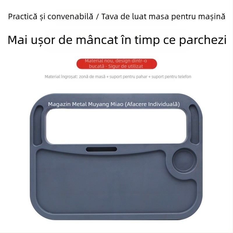 Masă de dining pentru camion cu unghi reglabil, montare pe perete, compatibil universal, material plastic-lemn