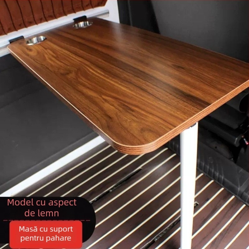 Masă pliabilă din lemn, montată pe perete, pentru mașină – depozitare universală (Material: Lemn; Instalare: Montare pe perete; Tip: Masă pliabilă; Compatibilitate: Universal)