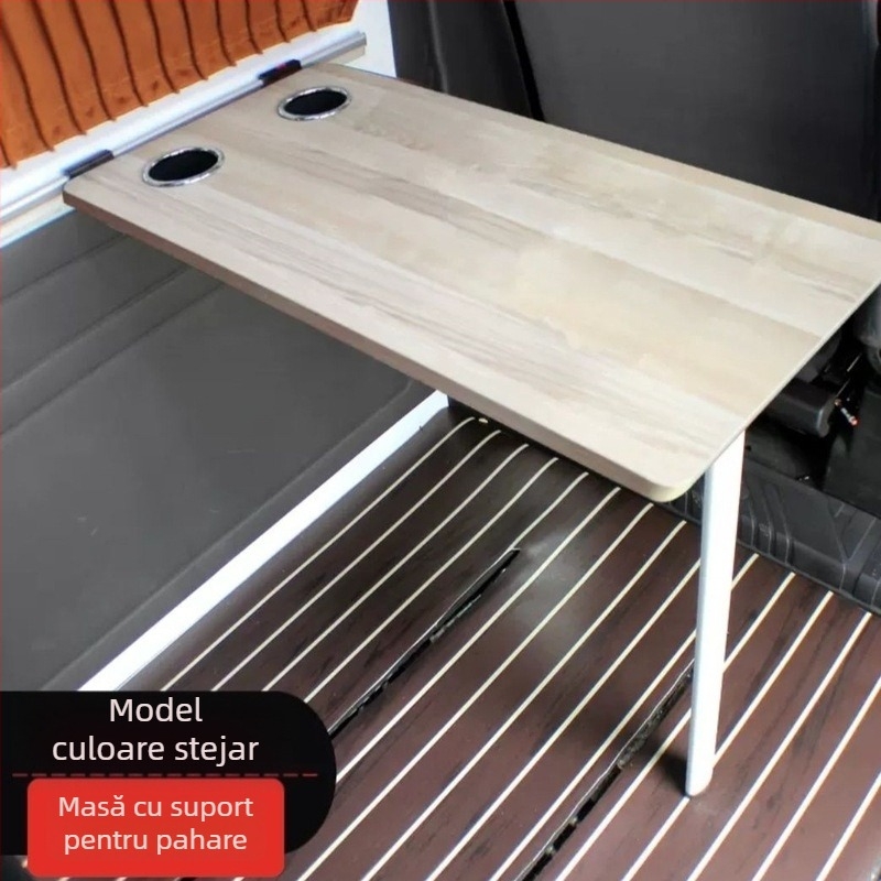 Masă pliabilă din lemn, montată pe perete, pentru mașină – depozitare universală (Material: Lemn; Instalare: Montare pe perete; Tip: Masă pliabilă; Compatibilitate: Universal)