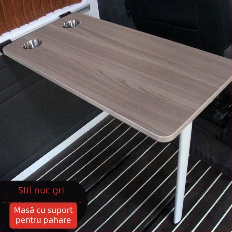 Masă pliabilă din lemn, montată pe perete, pentru mașină – depozitare universală (Material: Lemn; Instalare: Montare pe perete; Tip: Masă pliabilă; Compatibilitate: Universal)