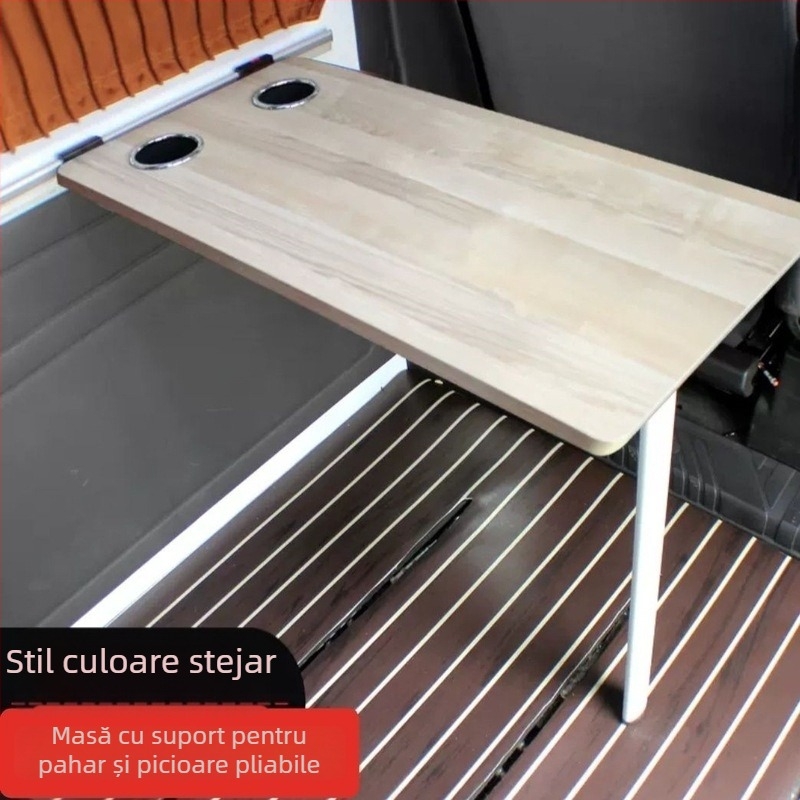 Masă pliabilă din lemn, montată pe perete, pentru mașină – depozitare universală (Material: Lemn; Instalare: Montare pe perete; Tip: Masă pliabilă; Compatibilitate: Universal)
