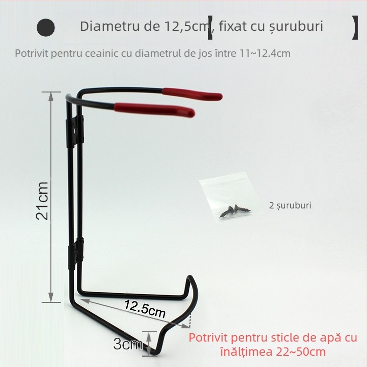 Suport pentru ceainic electric auto – construcție din metal, model TS11, compatibil cu alte părți, suport pentru ușă și spatele scaunului