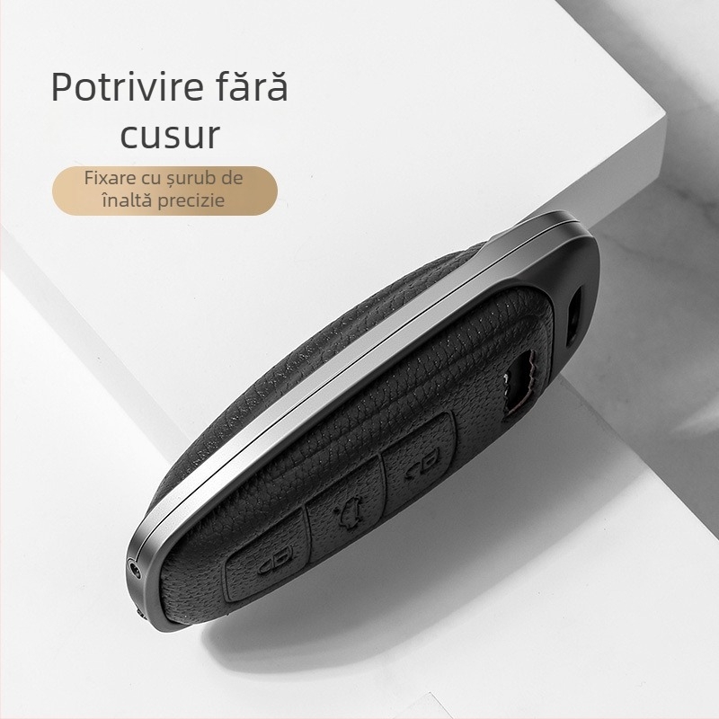 Husă pentru cheie Audi | Material: Piele de miel | Stil: Business