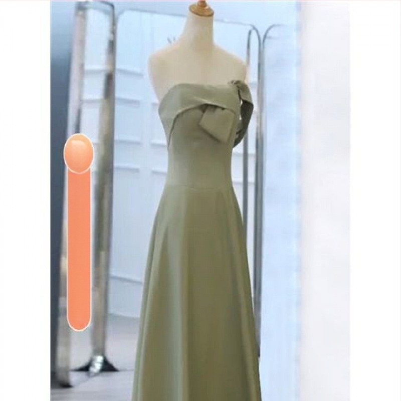 Rochie de domnișoară de onoare din bumbac | 90–95% bumbac | lungime midi | mâneci scurte | vara 2022