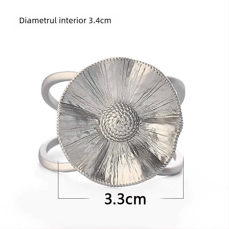 Cuier de curea pentru paltoane și eșarfe – aliaj, finisaj mat, stil minimalist feminin, zirconiu încrustat, placare electrogalvanică