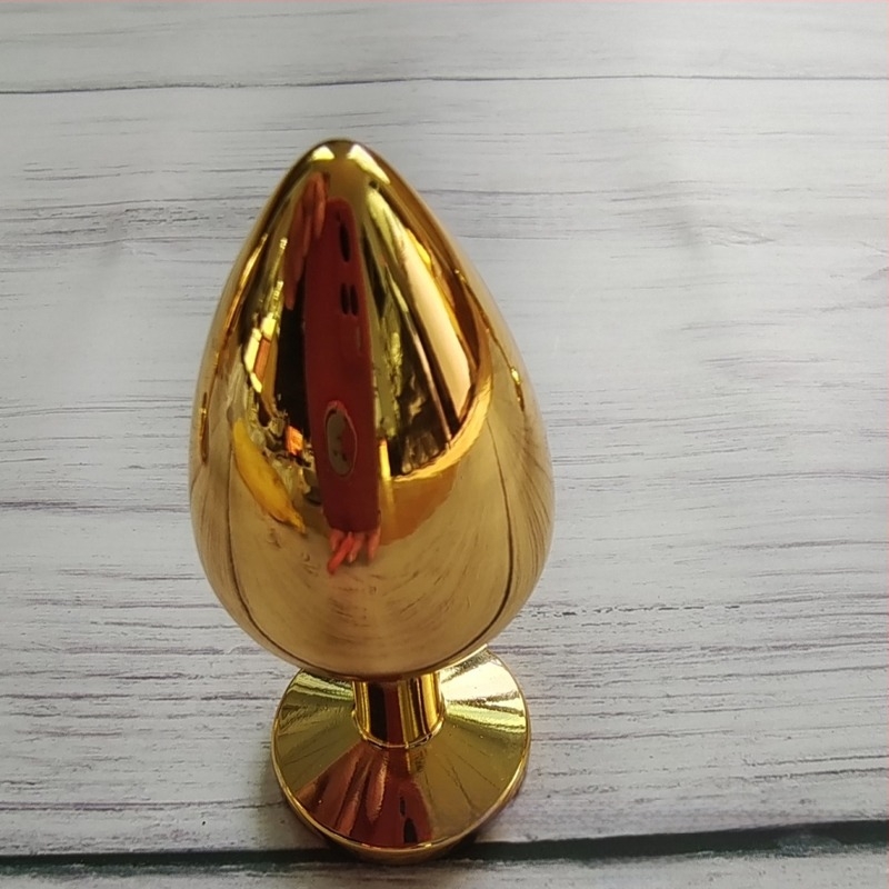 Plug anal cu coadă de vulpe detașabilă – Material: aliaj de aluminiu argintiu sau auriu – Destinat adulților