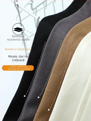 Pantaloni jogger pentru femei, talie înaltă, căptușiți cu polar, țesătură de poliester, croială skinny, pantaloni casual, design inspirat de harém