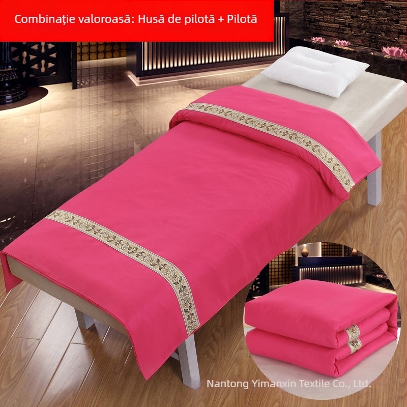 Set pentru pat SPA cu husă de pilotă și umplutură, pilotă de masaj groasă de iarnă, pilotă de primăvară-toamnă