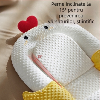 Cuib de somn pentru bebeluși în pat — umplutură din bumbac; material 100% bumbac; poziționare: bebeluș; fără personalizare; categorie: saltea/cuvertură
